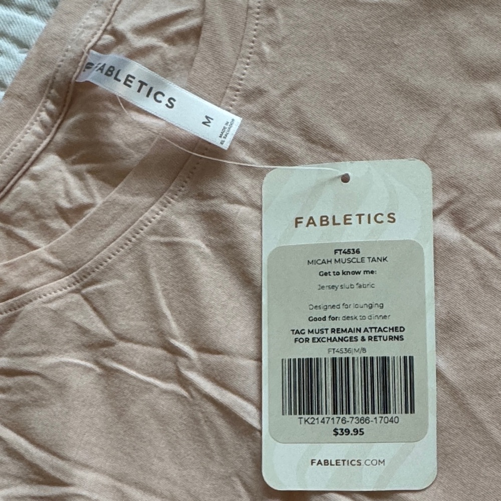 Fabletics Peach Tank Top - Picture 2 of 3